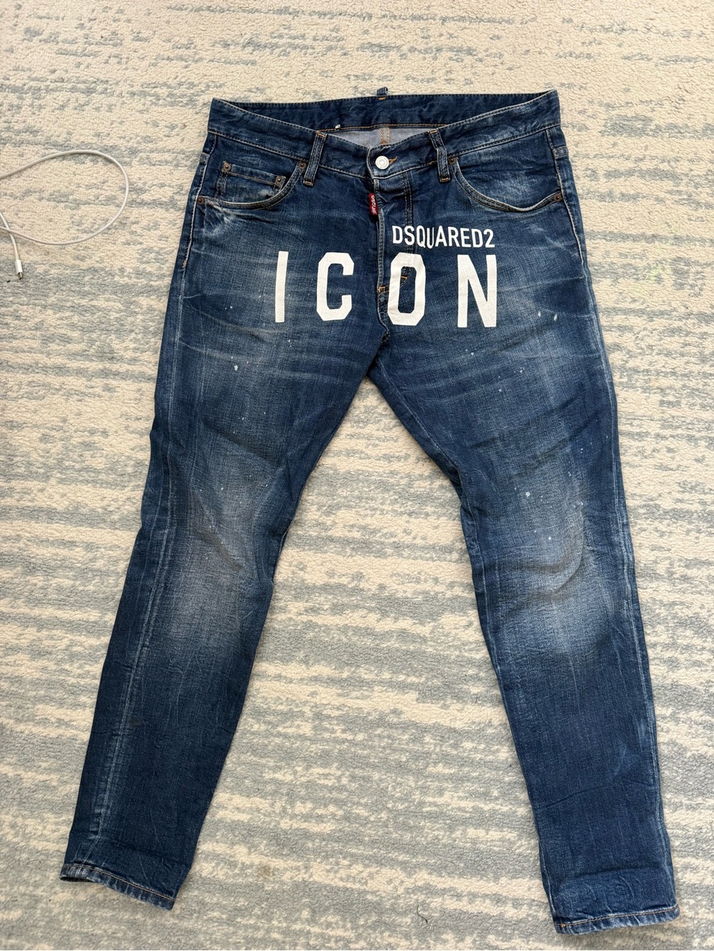 DSQUARED2 Men's Dark Blue ICON Skinny Jeans